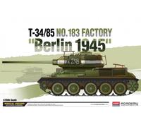 Maqueta Tanque T-34/85 No.183 Factory "berlin 1945" academy 13295 1:35 MAQUETA