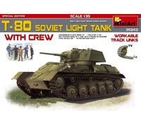 Maqueta Tanque T-80 Soviet Luminoso de W/ Crew. Special Edition MiniArt 35243 1