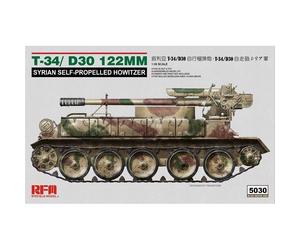 Maqueta Tanque T34/d30 122mm Coopet Self-Propelled Obús RYE FIELD MODEL 5030