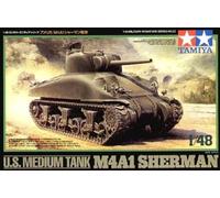 Maqueta Tanque U. S. Medium Tank M4a1 Sherman TAMIYA 32523 1/48ème P