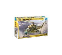 Maqueta Zvezda 1/48 Mi-24V/VP, Hélico De Asalto Soviético Emblemático. Co