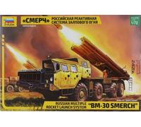 Maqueta Zvezda 1/72 Bm-30 Smerch, Lanzacohetes Múltiples Rusos Ultra Potente