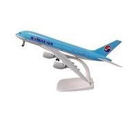 maquetas de Aviones a Escala Alloy Metal Model Toy Airplane For Korean Air 380 A380 Jet Airplane Model with Wheels 20 Cm Modelo de un Solo avión