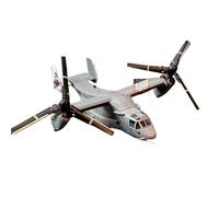 maquetas de Aviones a Escala Helicóptero de Combate de Rotor basculante V-22 Osprey, Modelo a Escala 1/144, aleación de Metal, colección Decorativa Modelo de un Solo avión