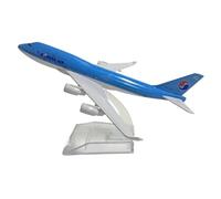 maquetas de Aviones a Escala Modelo De Avión De Aleación For La Aerolínea Korean Air A380, Modelo De Avión De Aviación Boeing 747, Juguete De 16 Cm Modelo de un Solo avión(Korean B747)
