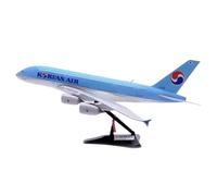 maquetas de Aviones a Escala Modelo De Avión Fundido A Escala 1:200 For Korean Air A380-800 HL7628, Modelo Terminado De Aleación De Simulación Modelo de un Solo avión