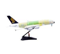 maquetas de Aviones a Escala Modelo De Colección A Escala 1:200 del Avión De Pasajeros A380 Desnudo De Singapore Airlines, Modelo De Avión De Metal F-WWSM Modelo de un Solo avión