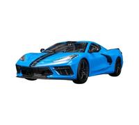 Maquetas De Coches Deportivo Metal Fundido A Presión Azul A Escala 1:24 Para Corvette Stingray Coupe C8 2020 Modelo Coche Colección Aleación Coche Modelos A Escala De VehíCulos De Motor(Blue)