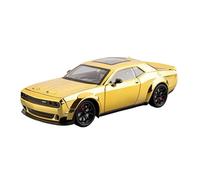 Maquetas De Coches Modelo A Escala 1:24 De Un Vehículo For Dodge Challenger SRT Hellcat Aleación Fundida A Presión Para Colección Lujo Para Adultos Coche Modelos A Escala De VehíCulos De Motor(Gold)