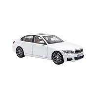 Maquetas De Coches Modelo Coche Estático Para BWM 330i Serie 3 G20 Escala 1:18 Proceso Fundición Presión Aleación Metal Y Detalles Del Motor Coche Modelos A Escala De VehíCulos De Motor(White)