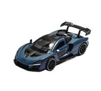 Maquetas De Coches Modelo De Coche De Metal Fundido A Presión A Escala 1:32 For McLaren Senna Mini Simulación De Vehículos Estáticos Adornos Coche Modelos A Escala De VehíCulos De Motor(Blue)