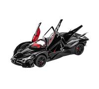 Maquetas De Coches Modelo De Coche De Simulación De Aleación Fundida A Presión A Escala 1:24 Para La Colección De Escritorio For Apollo Solar God Coche Modelos A Escala De VehíCulos De Motor(Black)