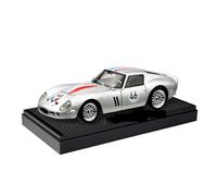 Maquetas De Coches Modelo De Coche En Miniatura De Aleación Fundida A Presión A Escala 1:32 For Ferrari 250GT Exquisita Decoración De Escritorio Coche Modelos A Escala De VehíCulos De Motor(Silver)