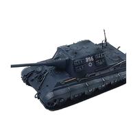 Maquetas Kit De Modelo De Tanque Alemán Tiger King A Escala 1:72, Acabado Estático, con Revestimiento Gris. Colección. Diecast Tanks
