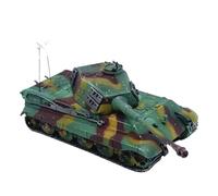 Maquetas Kit De Modelo De Tanque Pesado Alemán Tiger King A Escala 1:72 con Adornos Simulados En Tres Colores Y Colección Estática. Diecast Tanks