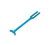 Maquetas Para MINI-Q9 1/28 Mejora Metal Distancia Entre Ejes Ajustable Segunda Plataforma Accesorios Para Coches Teledirigidos(Blue)