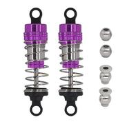 Maquetas Para MJX Para Hyper Go 14210 H14BM 16208 16209 16210 H16BM Amortiguador Metálico 74/80 Mm Sumergido Aceite Piezas Mejora Monster Trucks RC(Purple,74MM)