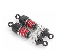 Maquetas Para MJX Para Hyper Go 14210 H14BM 16208 16209 16210 H16BM Amortiguador Metálico 74/80 Mm Sumergido Aceite Piezas Mejora Monster Trucks RC(Red-balck,80MM)