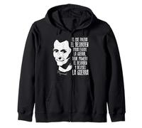 Maquiavelo el que tolera el desorden para evitar la guerra.. Sudadera con Capucha