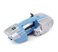 MaquiGra Empacadora Eléctrica Portátil de Mano Automática Máquina Flejadora para asegurar bultos Flejado de Soldadura con Batería Recargable y Desmontable Flejes PP/Pet (Azul Claro)
