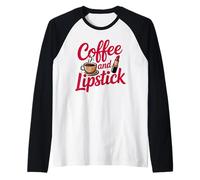 Maquillador Cosmetólogo, Amante del café Salón de Belleza Diva Camiseta Manga Raglan