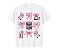 Maquillador de arco coqueta MUA Girl Mom Mama Día de la Madre Camiseta