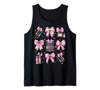 Maquillador de arco coqueta MUA Girl Mom Mama Día de la Madre Camiseta sin Mangas