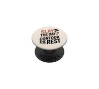Maquillador Matar el Día Contorno Cosmetólogo Humor PopSockets PopGrip Adhesivo