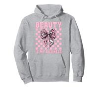 Maquillador MUA Girl Mom Coquette Beauty Is My Business Sudadera con Capucha