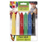 Maquillaje alpino fiesta face stick barra de 5 gr. blister de 6 surtid