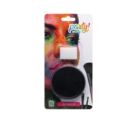 Maquillaje Cera Pintura Facial Color Negro para Delineados y Disfraces de Halloween, Villanos o Brujas