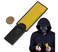 Maquillaje con la moneda desaparecida: objetos de escena mágicos, artilusiones fáciles, herramienta de juegos de prestigio adecuada para principiantes con mecanismo de deslizamiento suave | Accesorio