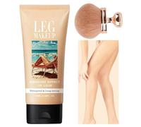 Maquillaje Corrector Y Cuerpo | 100 Ml De Crema Impermeable Para Piernas Y Cubierta Corporal | Fundación De Cicatrices Largas Para La Escuela, Eventos Al Aire Libre, Viajes Y L