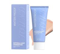 Maquillaje de base líquida: base y corrector mate de cobertura total | Maquillaje facial resistente al agua de larga duración: bas hidratante con control de grasa para todo tipo de piel, 60 ml, acaba