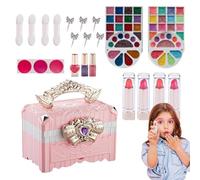 Maquillaje de Juego para niños, Lavable, fantasía y Realista, Juego de , Juguetes cosméticos auténticos, para Navidad, Fiesta de cumpleaños, Vacaciones, tocador, Disfraz de Cosplay