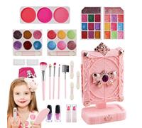 Maquillaje De Juguete Para Niños Educativo Lavable Realista | Juguetes De Maquillaje Para Niñas Princesas Jugar Y Simular Para Niñas De 3 A 10 Años Para Disfraz, , Cosplay, Navidad Y