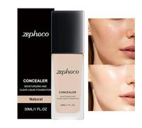 Maquillaje de líquida, hidratante de 30 ml, bases hidratantes naturales de cobertura, de maquillaje facial, con estilo ligero, producto de belleza para bodas durante el día