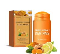 Maquillaje de maquillaje, cúrcuma y máscara de palo de vitamina C, palitos de máscara de arcilla para la cara para todo tipo de piel, hidratando, reduce la cabeza negra, la limpieza (1pcs)