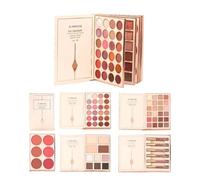 Maquillaje de ojos y sombra de ojos, iluminador de 48 colores con efecto duradero, paleta de ojos en forma de libro, adecuada para mujeres, niñas, Halloween, vida cotidiana, fiesta y viajes