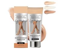 Maquillaje de Piernas Resistente Al Agua, Body Coverage Perfector, Crema De Cobertura Para Varices, Cobertura Duradera, Equilibrio De La Piel, Duradero, Crema Para Varices Y Tatuajes(Piel Oscuro)