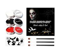 Maquillaje de Pintura Facial,Impermeable Y Duradero Para Halloween - Set de Maquillaje para Pintura Corporal y Disfraces - Para Vampiro Zombie Cosplay Fiesta Carnaval Mascarada Evento Facial Corporal