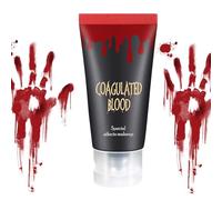 Maquillaje de sangre de Halloween, sangre falsa de Halloween | Gotas de sangre para la escena de Halloween,Sangre goteando líquido realista, sangre falsa de vampiro para fiesta de cosplay