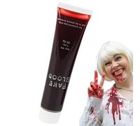 Maquillaje De Sangre - Sangre De Cosplay Lavable | Hacer Que Suena Sangre Del Traje | Realista De Miedo Vampiro Zombie Efecto Especial Sangre | Sangre Falsa Lavable Para Ropa Fácil De Eliminar