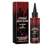 Maquillaje De Sangre, Sangre De Vampiro | Sangre Falsa Lavable, Como Sangre Real De Halloween | Accesorios De Halloween Lavables Con Pintura Corporal Realista Que Gotea Sangre De Vampiro Para Ropa De