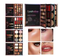 Maquillaje De Sombras De Ojos - 55 Colores Corrector Mate | Polvo De Rubor Para Mejillas Nacarado | Para Mujeres Adolescentes Niñas Señoras Madres Festival de Belleza Fiesta Cita Evento Formal Hallowe