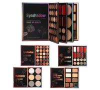 Maquillaje De Sombras De Ojos 55 Colores Polvo Contorno Natural