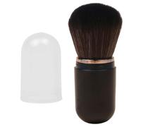 Maquillaje en polvo retráctil, cepillo de polvo compacto | Pespa para cara portátil con tapa para fundación, colorete, bronceador y polvo, amigable para viajes
