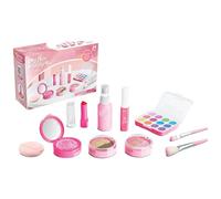 Maquillaje Falso, Juego de cosméticos para niños pequeños, Kids Fingend Makeup Set para niñas, Princess Make Up Kit para Navidad Halloween Birthday Present