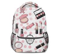 Maquillaje Herramientas Mochila con estampado de perfume, bolsa escolar de moda de poliéster, bolsa de viaje casual para estudiantes adolescentes, Estampado 3, 44