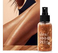Maquillaje Iluminador Body Shimmer, Body Luminizer, Aceite para el Cuerpo Brillante, Liquid Body Highlighter Loción iluminadora para la Cara y el Cuerpo, Brillo de Alta Intensidad y Duración-04